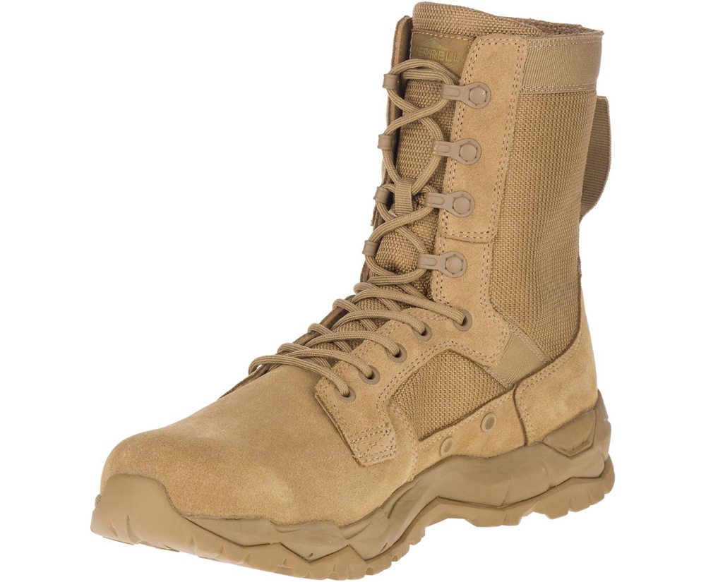 Botas Mujer - Merrell Mqc 2 Tactical Wide Width - Kaki - COYZ-01395